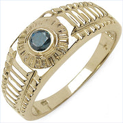 Bids.com 0.20 Carat Genuine Blue Diamond .925 Sterling Silver Ring Rings White Smoke size 6.00,size 7.00,size 8.00,size 9.00,size 5.00,size 9.50