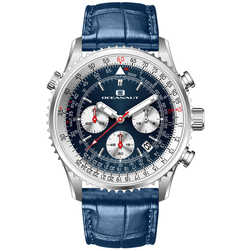 Bids.com Oceanaut Men's Flight Watches White Smoke