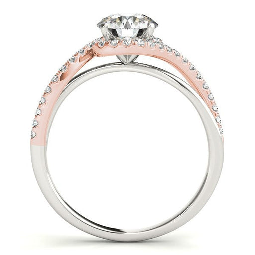 Bids.com 14k White And Rose Gold Bypass Band Diamond Engagement Ring (1 1/8 cttw) Rings White Smoke 3 / White & Rose Gold,3.5 / White & Rose Gold,4 / White & Rose Gold,4.5 / White & Rose Gold,5 / White & Rose Gold,5.5 / White & Rose Gold,6 / White & Rose Gold,6.5 / White & Rose Gold,7 / White & Rose Gold,7.5 / White & Rose Gold,8 / White & Rose Gold,8.5