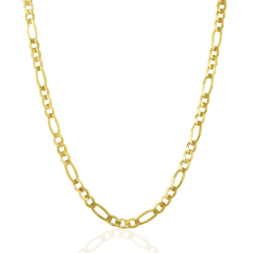 Bids.com 4.5mm 14k Yellow Gold Solid Figaro Chain Necklaces White Smoke 18 / Yellow Gold,20 / Yellow Gold,22 / Yellow Gold,24 / Yellow Gold,30 / Yellow Gold,One / Yellow Gold