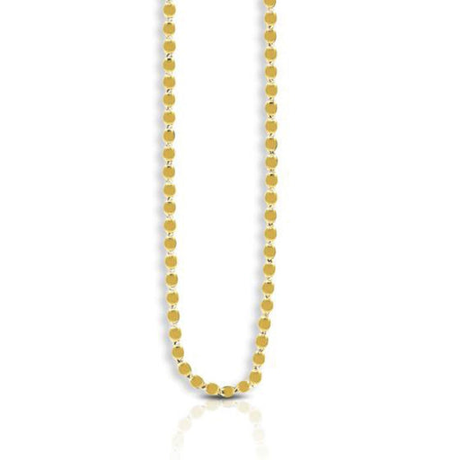 Bids.com 14k Yellow Gold Oval Mirror Chain (2.20 mm) Necklaces White Smoke 16 / Yellow Gold,18 / Yellow Gold,24 / Yellow Gold