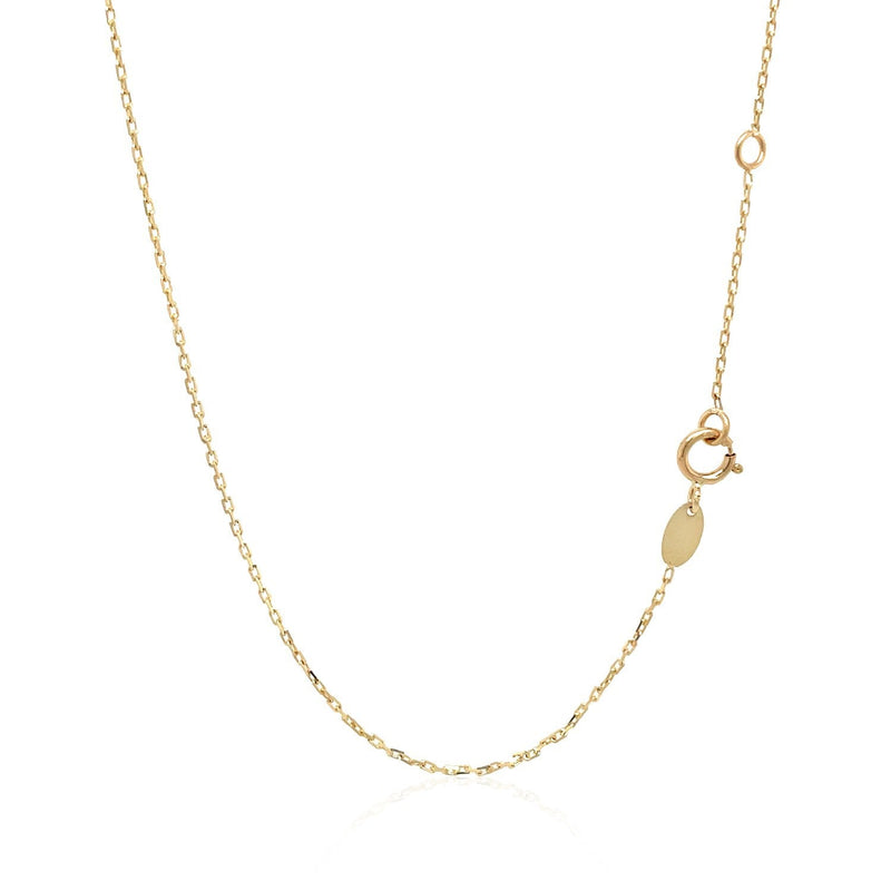 Bids.com 14k Tri-Color Gold Rosary Chain Necklace Necklaces White Smoke 17 / Tri-Color Gold