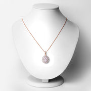 Bids.com 4.26 Carat Genuine Kunzite and White Topaz .925 Sterling Silver Pendant Pendants White Smoke