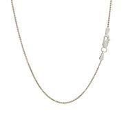 Bids.com 14k White Gold Diamond Cut Round Wheat Chain 1.0mm Necklaces White Smoke 16 / White Gold,18 / White Gold,20 / White Gold,One / White Gold