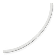 Bids.com 6.0mm 14k Two Tone Gold Reversible Omega Necklace Necklaces White Smoke 16 / Two-Tone Gold,17 / Two-Tone Gold,18 / Two-Tone Gold,20 / Two-Tone Gold