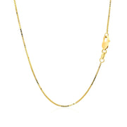 Bids.com 18k Yellow Gold Box Chain 0.8mm Necklaces White Smoke 16 / Yellow Gold,18 / Yellow Gold,20 / Yellow Gold,One / Yellow Gold