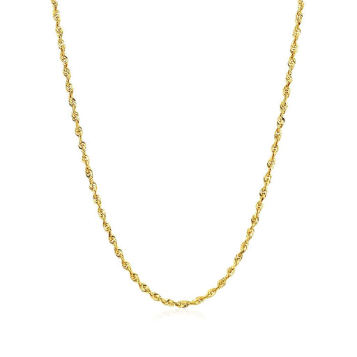 Bids.com 2.0mm 14k Yellow Gold Solid Diamond Cut Rope Chain Necklaces White Smoke 16 / Yellow Gold,18 / Yellow Gold,20 / Yellow Gold,22 / Yellow Gold,24 / Yellow Gold,30 / Yellow Gold,36 / Yellow Gold,One / Yellow Gold