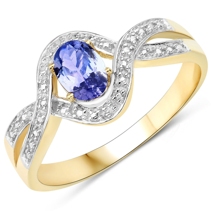Bids.com 0.75 Carat Genuine Tanzanite .925 Sterling Silver Ring Rings White Smoke size 9.00,size 5.00,size 5.50,size 6.00,size 7.00,size 8.00