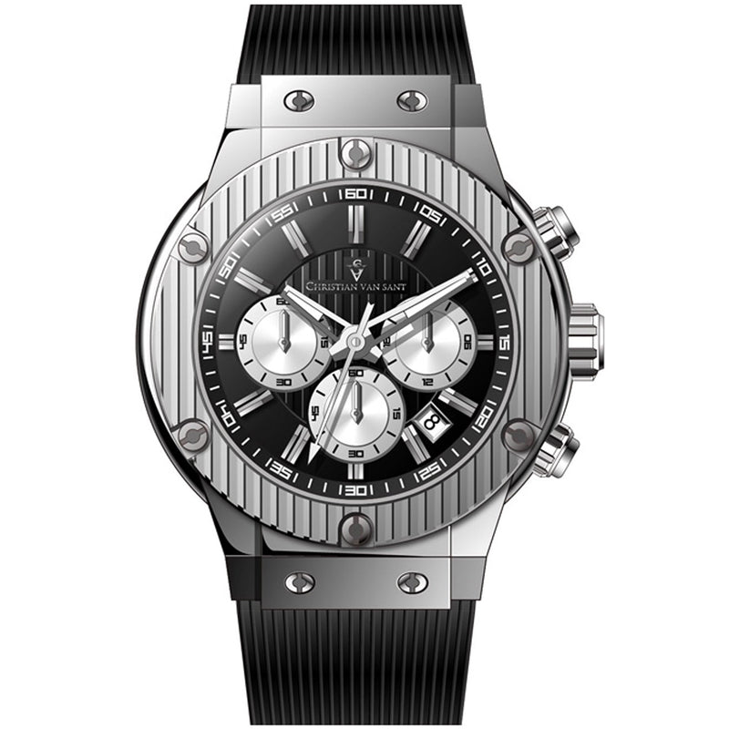 Bids.com Christian Van Sant Men's Monarchy Watches White Smoke