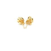 Bids.com 10k Yellow Gold Love Knot Stud Earrings Earrings White Smoke Yellow Gold