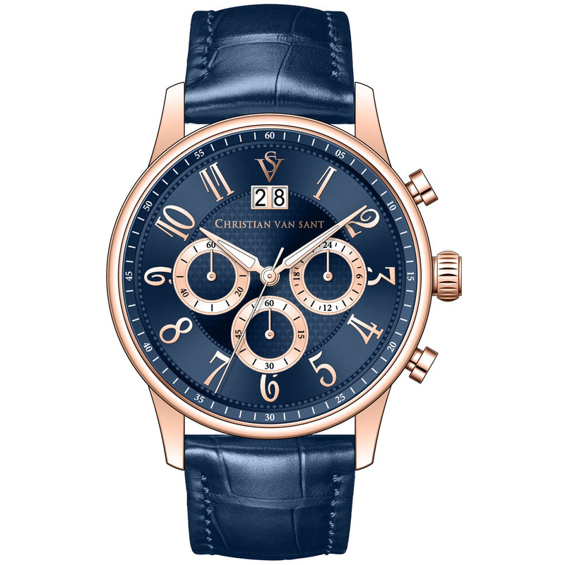Bids.com Christian Van Sant Men's Heritage Watches White Smoke