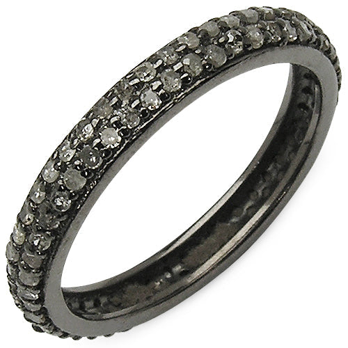 Bids.com 0.67 Carat Genuine TLB Diamond .925 Sterling Silver Ring Rings White Smoke size 7.00,size 6.00,size 8.00,size 9.00