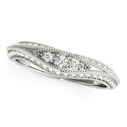 Bids.com 14k White Gold Curved Antique Style Diamond Wedding Ring (1/3 cttw) Rings White Smoke 3 / White Gold,3.5 / White Gold,4 / White Gold,4.5 / White Gold,5 / White Gold,5.5 / White Gold,6 / White Gold,6.5 / White Gold,7 / White Gold,7.5 / White Gold,8 / White Gold,8.5 / White Gold,9 / White Gold