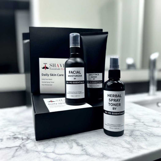 Shave Essentials Daily Skin Care Kit Bundles & Kits Black