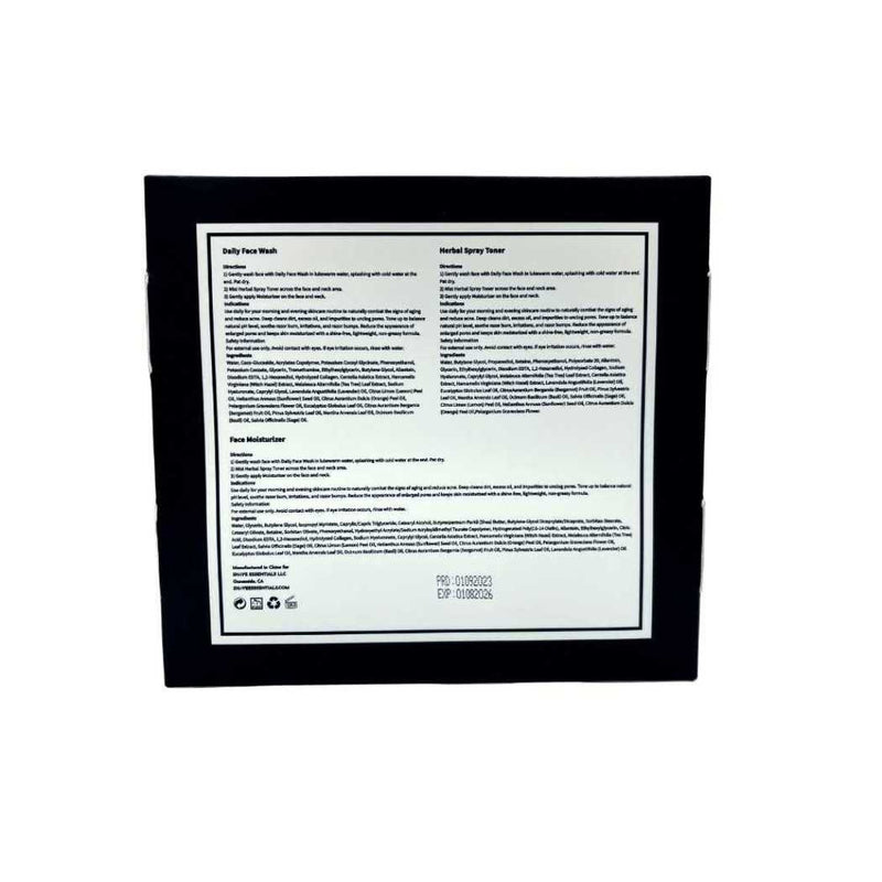 Shave Essentials Daily Skin Care Kit Bundles & Kits Black