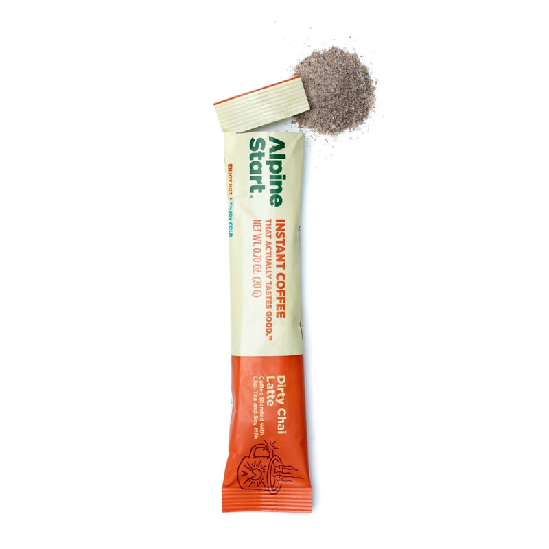 Alpine Start Dairy-Free Dirty Chai Tea Instant Latte Instant Coffee Light Gray