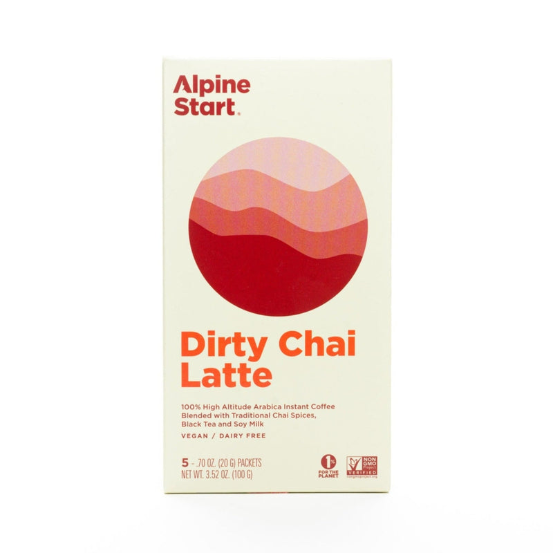 Alpine Start Dairy-Free Dirty Chai Tea Instant Latte Instant Coffee Beige