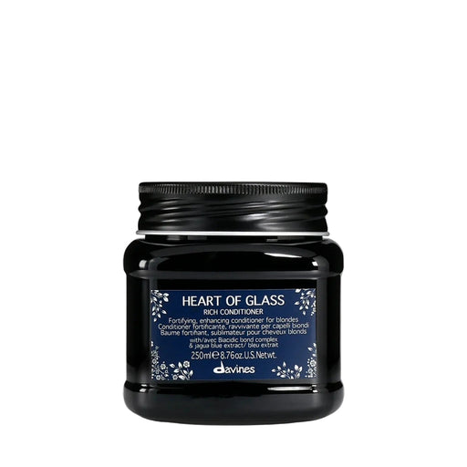 Nava Beauty Davines Heart of Glass Rich Conditioner Hair Black 250 mL