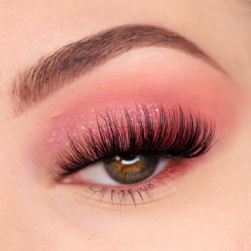 Pink Purée Day Dream Faux Mink Lashes Peach Puff
