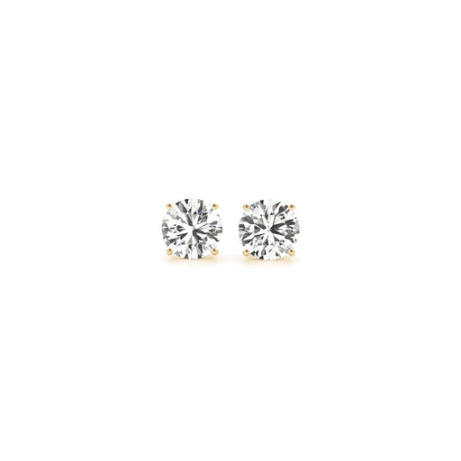 Bids.com 1 cttw Certified IGI Lab Grown Round Diamond Stud Earrings 14k Yellow Gold (G/VS2) Earrings White Smoke Yellow Gold