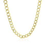 Bids.com 5.3mm 10k Yellow Gold Curb Chain Necklaces White Smoke 20 / Yellow Gold,22 / Yellow Gold,24 / Yellow Gold