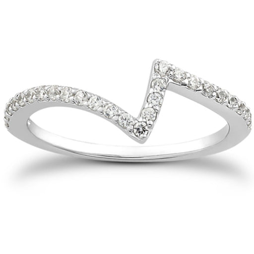 Bids.com 14k White Gold Fancy Zig Zag Pave Diamond Wedding Ring Band Rings White Smoke 4 / White Gold,4.5 / White Gold,5 / White Gold,5.5 / White Gold,6 / White Gold,6.5 / White Gold,7 / White Gold,7.5 / White Gold,8 / White Gold,8.5 / White Gold,9 / White Gold
