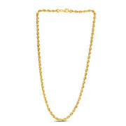 Bids.com 14k Yellow Gold Light Rope Chain (4.30 mm) Necklaces White Smoke 20 / Yellow Gold,22 / Yellow Gold,24 / Yellow Gold