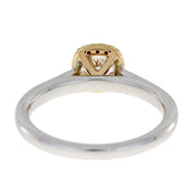 Bids.com .62ct Diamond Diamond Eng Only 14KT 2 Tone Gold Rings White Smoke 7.0
