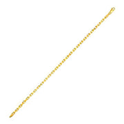 Bids.com 14k Yellow Gold French Cable Chain Bracelet  (2.50 mm) Bracelets White Smoke 7.25 / Yellow Gold