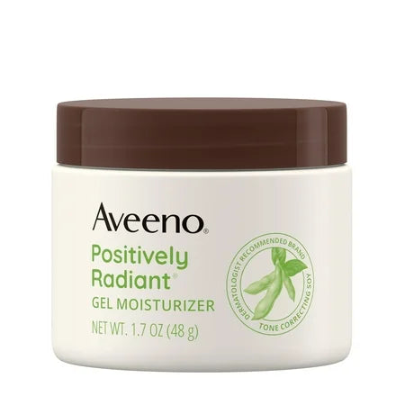 Aveeno Aveeno Positively Radiant Gel Moisturizer 1.7 oz Skin Care Light Gray