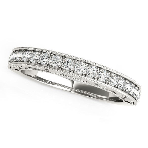 Bids.com 14k White Gold Antique Prong Set Diamond Wedding Ring (1/3 cttw) Rings White Smoke 3 / White Gold,3.5 / White Gold,4 / White Gold,4.5 / White Gold,5 / White Gold,5.5 / White Gold,6 / White Gold,6.5 / White Gold,7 / White Gold,7.5 / White Gold,8 / White Gold,8.5 / White Gold,9 / White Gold