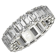 Bids.com Emerald Cut Lab Grown Diamond Eternity Ring in 14k White Gold (8 cttw FG/VS2) Rings White Smoke 4 / White Gold,4.5 / White Gold,5 / White Gold,5.5 / White Gold,6 / White Gold,6.5 / White Gold,7 / White Gold,7.5 / White Gold,8 / White Gold,8.5 / White Gold,9 / White Gold