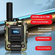 SmartPursue™ 5G Global Walkie Talkie Long-distance All Network Overseas Walkie Talkie Light Steel Blue Green / Domestic version,Green / International version