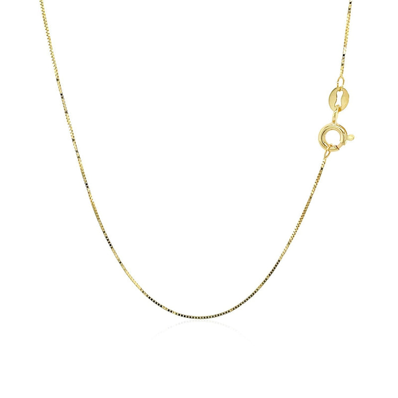 Bids.com 10k Yellow Gold Classic Box Chain 0.45mm Necklaces White Smoke 16 / Yellow Gold,18 / Yellow Gold,20 / Yellow Gold,One / Yellow Gold