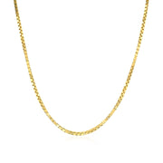Bids.com 14k Yellow Gold Classic Box Chain 1.1mm Necklaces White Smoke 16 / Yellow Gold,18 / Yellow Gold,20 / Yellow Gold,22 / Yellow Gold,24 / Yellow Gold,30 / Yellow Gold