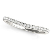 Bids.com 14k White Gold Pave Setting Style Curved Wedding Band (1/10 cttw) Rings White Smoke 3 / White Gold,3.5 / White Gold,4 / White Gold,4.5 / White Gold,5 / White Gold,5.5 / White Gold,6 / White Gold,6.5 / White Gold,7 / White Gold,7.5 / White Gold,8 / White Gold,8.5 / White Gold,9 / White Gold