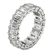 Bids.com Emerald Cut Lab Grown Diamond Eternity Ring in 14k White Gold (4 cttw FG/VS2) Rings White Smoke 4 / White Gold,4.5 / White Gold,5 / White Gold,5.5 / White Gold,6 / White Gold,6.5 / White Gold,7 / White Gold,7.5 / White Gold,8 / White Gold,8.5 / White Gold,9 / White Gold