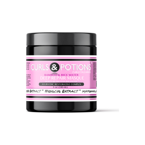 Curls & Potions Deep Repair Masque Thistle 8 oz Jar/Pouch