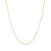 Bids.com 14k Yellow Gold Singapore Chain 0.8mm Necklaces White Smoke 16 / Yellow Gold,18 / Yellow Gold