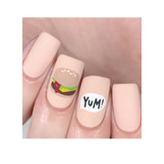 UberChic Beauty Tasty Series: Fast Food Stamping Plate Tan