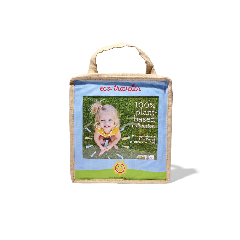 California Baby 100% Plant-based Collection™ Deluxe Travel Set Gifts & Totes White Smoke