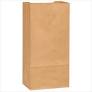 Fun Foods Brown Paper 10 Lb Bag  2X500 Ct Paper & Plastic Shopping Bags Tan