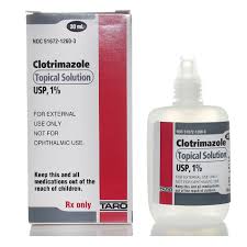CLOTRIMAZOLE Clotrimazole Topical Solution USP 1% (10ml) Heart Care White Smoke