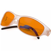 eyekeeper.com Design Blue Light Blocking Sleep-nighttime Eyeglasses 4-DSS080 Eyeglasses White Smoke Clear / without magnification