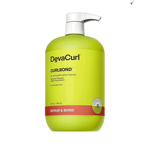 VIP Extensions DevaCurl CurlBond Re-Coiling Mild Lather Cleanser, 32 oz Shampoo White Smoke