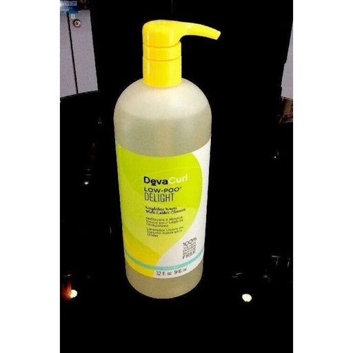 VIP Extensions DevaCurl Low-Poo Delight Mild Lather Cleanser, 32 oz Shampoo Black