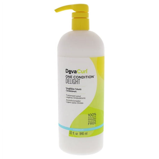 VIP Extensions DevaCurl One Condition Delight Conditioner, 32 oz Conditioner White Smoke