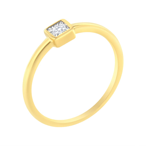 Bids.com 14K Yellow Gold Plated .925 Sterling Silver 1/20 cttw Miracle Set Diamond Promise Ring (J-K Color, I1-I2 Clarity) - Size 6 Rings White Smoke 8 / Yellow.Sterling Silver,7 / Yellow.Sterling Silver,6 / Yellow.Sterling Silver