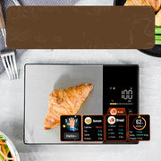 SmartPursue™ Food Scale Smart Nutrition Scale - Limited Stock Kitchen Scale Light Gray Black & Grey