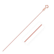 Bids.com 14k Rose Gold Diamond Cut Round Wheat Chain 0.6mm Necklaces White Smoke 16 / Rose Gold,18 / Rose Gold,20 / Rose Gold,One / Rose Gold